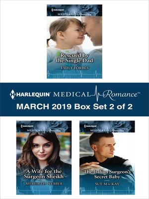 cover image of Harlequin Medical Romance March 2019, Box Set 2 of 2